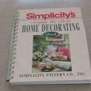 SIMPLICITY’s SIMPLY THE BEST HOME DECORATYING BOOK